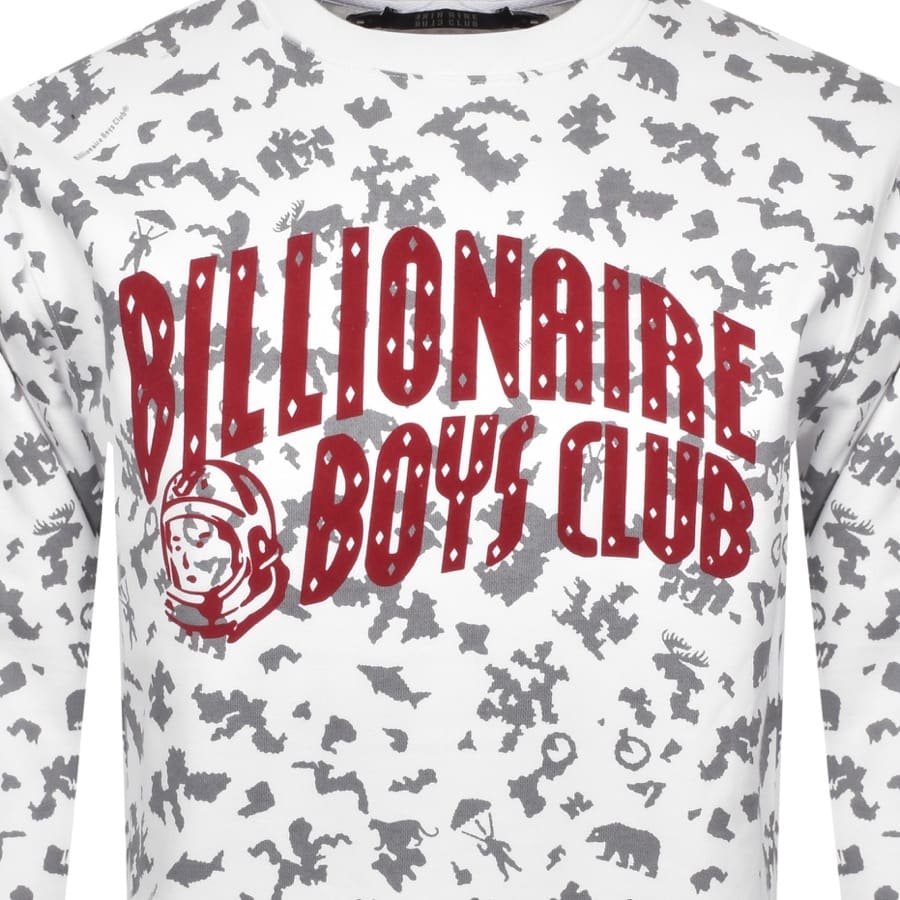 Alternative Image for ProductBillionaire Boys Club Print Sweatshirt White3